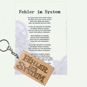 Fehler im System der Statement-Schlüsselanhänger